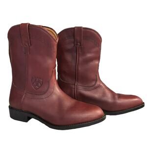 Ariat Sierra Brown Boots Mens Sz 10 Cowboy Leather Western Gorpcore ATS Equipped